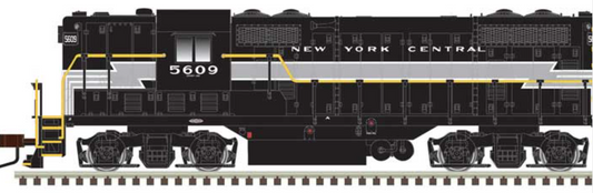 Atlas Master Line 40005340 N Scale -  GP7 Phase I DC/Silent New York Central #5608 (Lightning Stripe, black, gray)