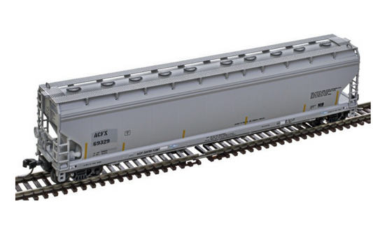 Atlas 50006979 N Scale - ACF 5800 Centerflow Covered Hopper ACFX #69325