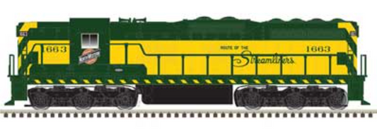 Atlas Master Line 40005323 N Scale - SD7 DCC/Sound Chicago & North Western 1664 (yellow, green, Streamliners Slogan)