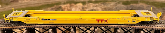 Aurora Miniatures HO 311018 Gunderson 53’ All-Purpose Well Car TTX DTTX #471894