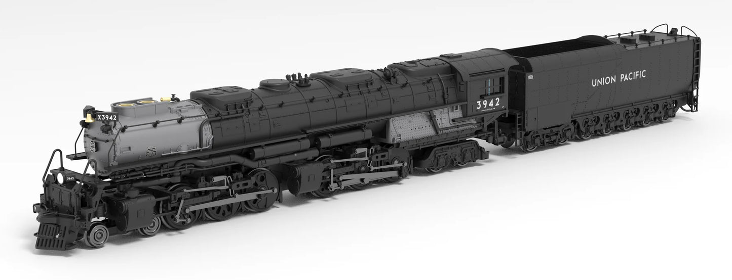 Broadway Limited Imports (BLI) Challenger 6981 BLACK & GRAPHITE, COAL TENDER, PARAGON4 SOUND/DC/DCC, SMOKE Union Pacific #3954 N Scale (Copy)