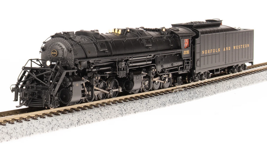 Broadway Limited BLI 7220 N Scale - Y6b 2-8-8-2 Steam Engine DCC/Sound Norfolk & Western #2191
