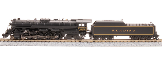 Broadway Limited BLI 7405 N Scale - T1 4-8-4 Steam Engine DCC/Sound & Smoke, Reading #2124