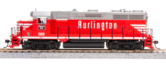 Broadway Limited BLI 7535 HO Scale - GP35 DCC/Sound CBQ Chinese Red #992