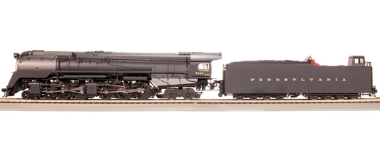 Broadway Limited Imports (BLI#7802) Brass Hybrid Steam Engine  - Q2 Duplex, 4-4-6-4, PRR Paragon4 Sound/DC/DCC, Smoke, #6180 Production Version, 18,000 gallon tender, HO Scale