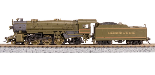 Broadway Limited BLI 7983 N Scale - Heavy Pacific 4-6-2 Steam Engine DCC/Sound B&O President Washington #5300