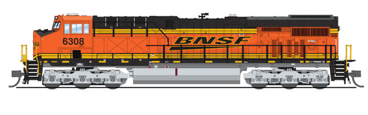 Broadway Limited BLI 8628 - ES44AC DC/Silent BNSF Swoosh Scheme #6308