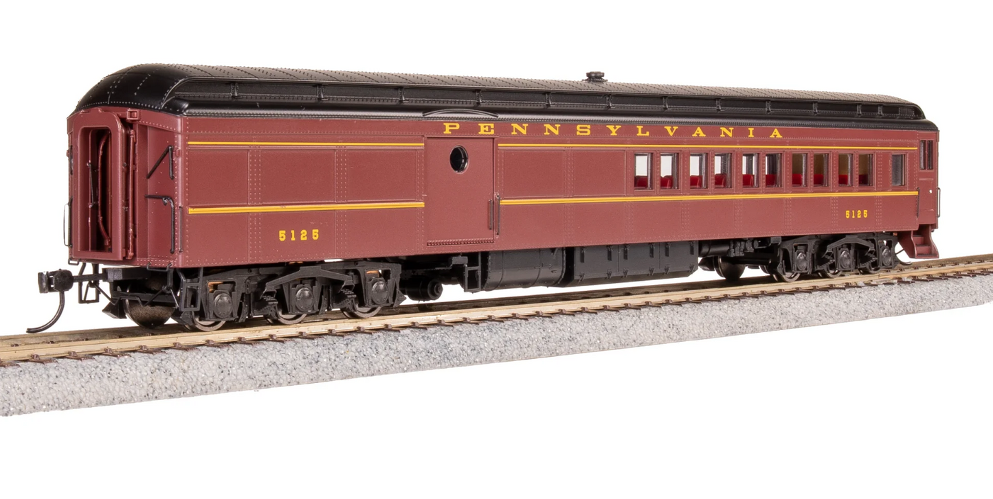 Broadway Limited 8984 HO Scale - PB70 Coach-Baggage Combine, PRR 4792, 1950's Paint