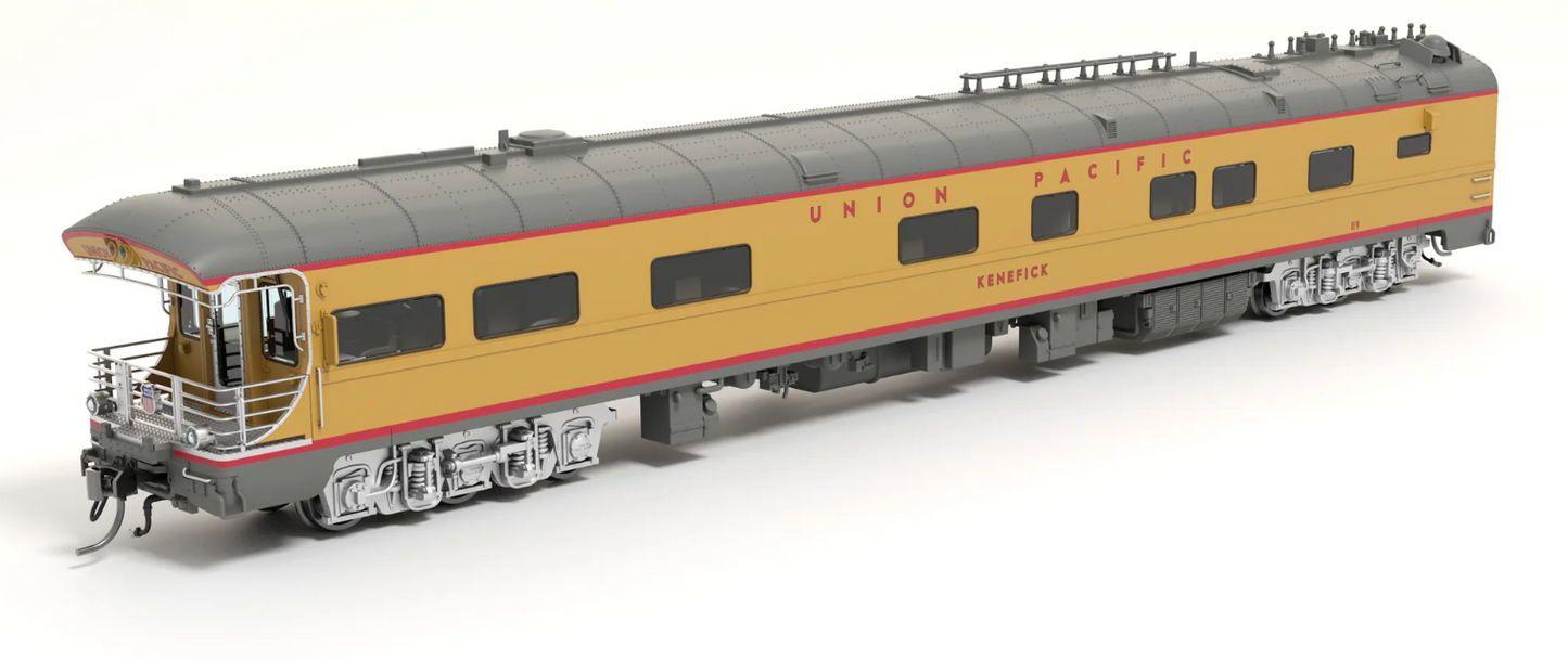 Broadway Limited 9012 HO Scale - Union Pacific Business Car "Kenefick", UP Shield on Rear UP #119