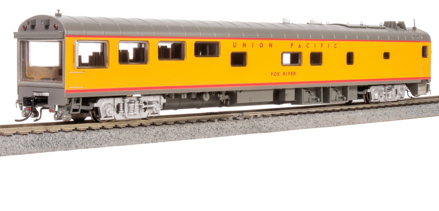 Broadway Limited 9105 HO Scale Union Pacific Track Inspection Car, "Fox River", 1995 - 2006 Appearance