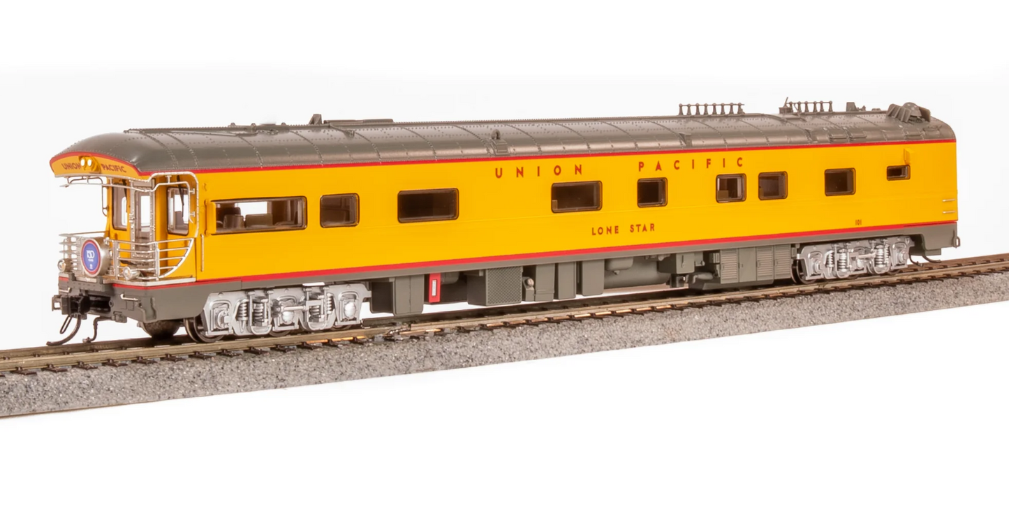 Broadway Limited 9593 HO Scale - Union Pacific Business Car, "Lone Star", Blue "150 Years" Drumhead UP #101