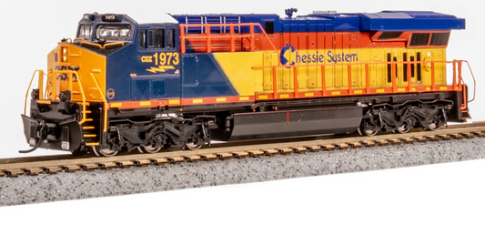 Broadway Limited BLI 9864 HO Scale - ES44AC CSX Chessie System Heritage Paint DCC/Sound w/ Smoke #1973