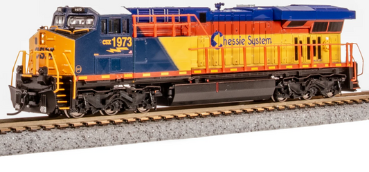 Broadway Limited BLI 9888 N Scale - ES44AC DCC/Sound CSX Chessie System Heritage Paint #1973