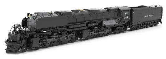Broadway Limited Imports (BLI) 9502 UP Big Boy 4-8-8-4, #4019, w/ Experimental Smoke Deflectors, Paragon4 Sound/DC/DCC, Smoke, HO