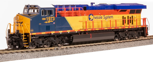 Broadway Limited BLI 9865 HO Scale ES44AC, CSX #1973 Chessie System Heritage Paint DCC Ready