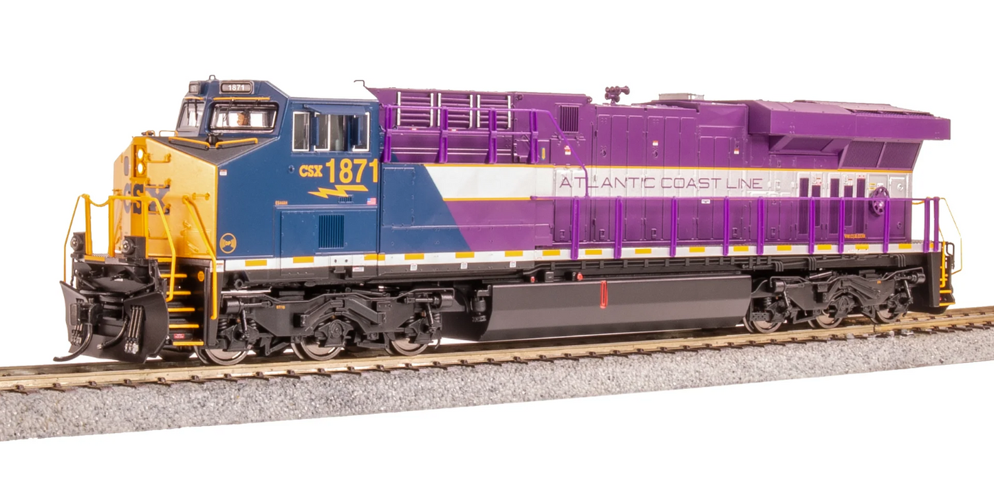 Broadway Limited BLI 9861 HO Scale ES44AC, CSX #1871 ACL Heritage Paint DCC Ready