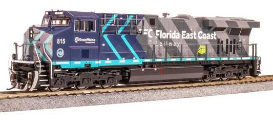 Broadway Limited BLI 9871 HO GE ES44AC, FEC #815, Modern Grupo Mexico Scheme DCC-Ready