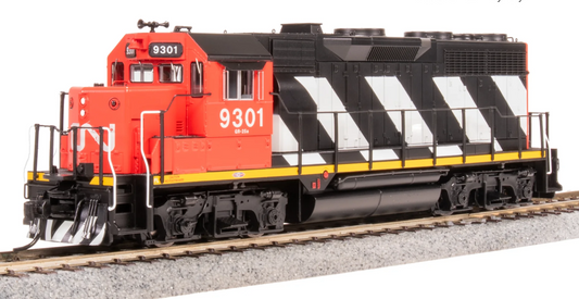 Broadway Limited 8921 EMD GP35, CN 9301, Zebra Stripes, Paragon4 Sound/DC/DCC, HO