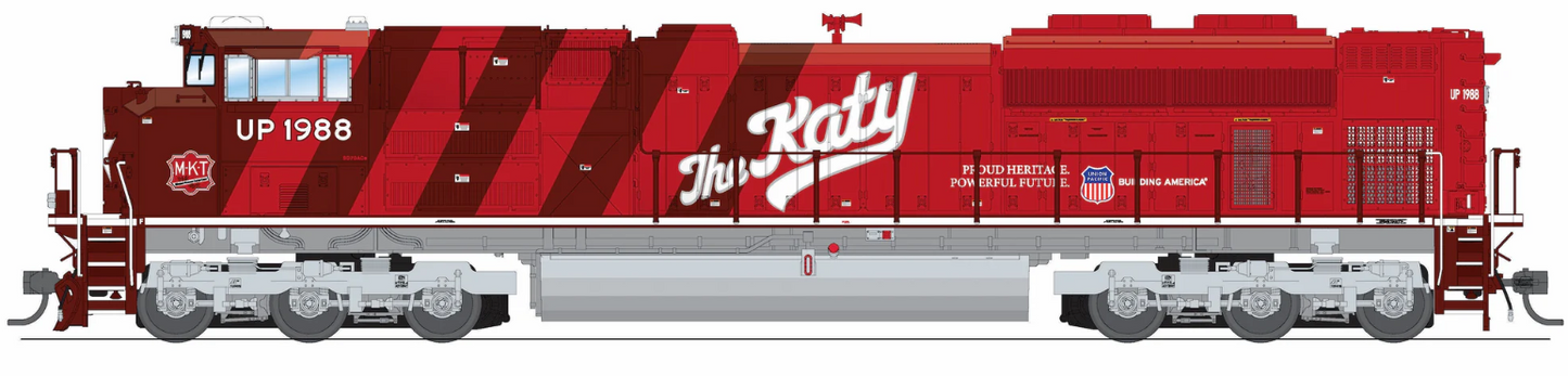 Broadway Limited Imports BLI SKU #9778 SD70ACe MKT Heritage Paint #1988, Paragon4 Sound/DC/DCC, w/ Smoke, HO