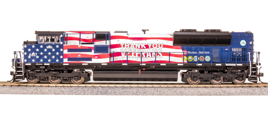 Broadway Limited BLI 8702 HO Scale - SD70ACe DC/Silent (DCC Ready) Die-Cast MRL Veterans Tribute #8702