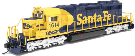 Broadway Limited Imports (BLI) SD40-2 DC Only BNSF (Patch Ex Santa Fe) #1614 N Scale