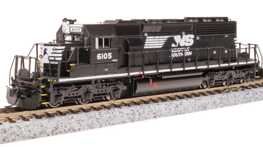 Broadway Limited BLI 7966 N Scale - SD40-2 DCC & Sound Norfolk Southern Horsehead Scheme #6128