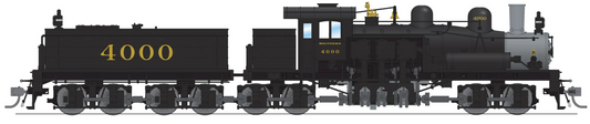 Broadway Limited Imports (BLI) Steam Engine 7815 Class D 4-truck Shay, Southern #4001, In Service Paint, Paragon4 Sound/DC/DCC, Smoke, HO