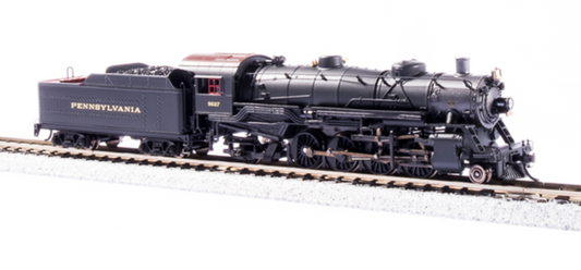 Broadway Limited Imports (BLI) Steam Engine - Light Mikado DCC Sound/DCC/DC PRR #9631 N Scale
