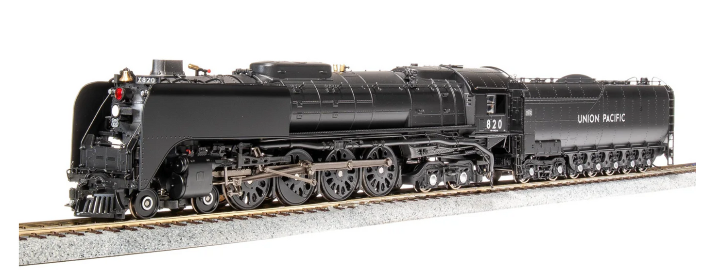 Broadway Limited BLI 7363 HO Scale - FEF-2 4-8-4 Steam Engine DCC/Sound & Smoke Union Pacific "Black and Graphite" #820