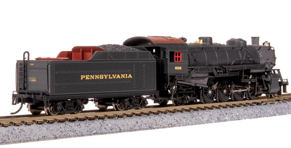 Broadway Limited Imports (BLI) Steam Engine - Light Mikado Sound/DCC/DC PRR #962  N Scale