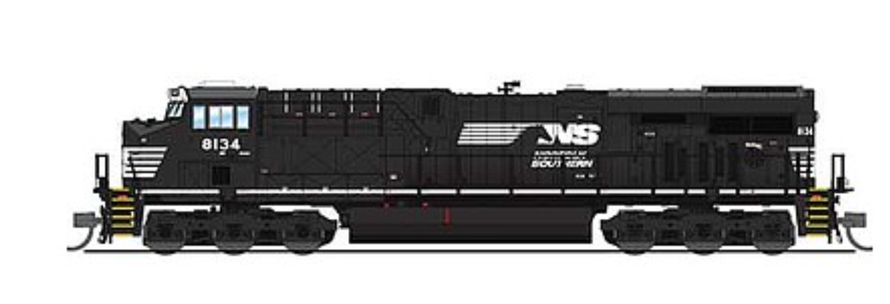 Broadway Limited BLI 3901 N Scale - ES44AC  DCC/Sound (Paragon 3) Norfolk Southern #8134