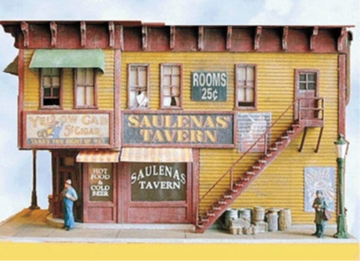 Bar Mills Scale Model Works 931 N Scale - Saulenas Tavern Craftsman Kit