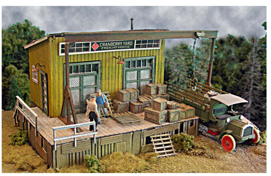 Bar Mills Scale Model Works 482 Cranberry Yard Freight House Kit HO Scale