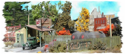Bar Mills Scale Model Works 802 Earl's Oil Kit HO Scale