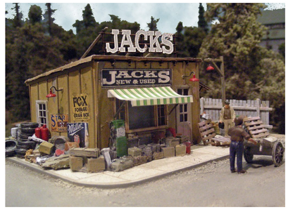 Bar Mills Scale Model Works 542 Jack's Backyard Kit HO Scale