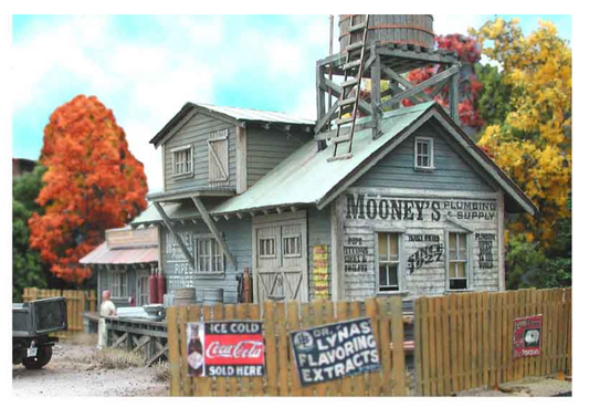 Bar Mills Scale Model Works 822 Mooney's Plumbing Emporium HO Scale