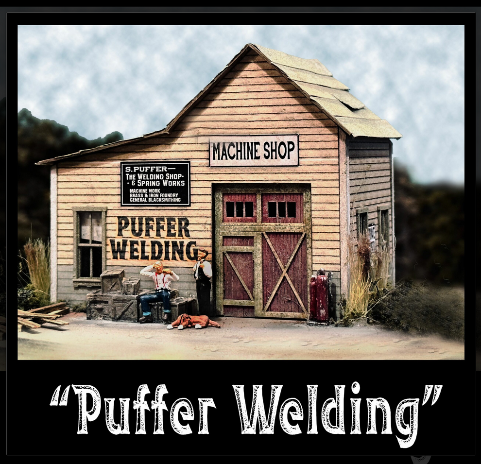 Bar Mills Scale Model Works 5032 HO Scale Puffer Welding Shop - Crafts ...
