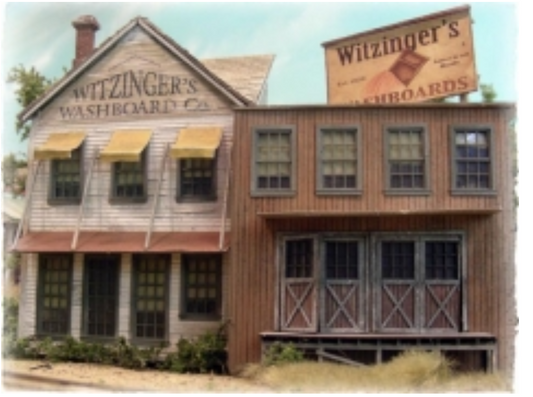 Bar Mills Scale Model Works 172 Witzinger's Washboard Co. Kit HO Scale