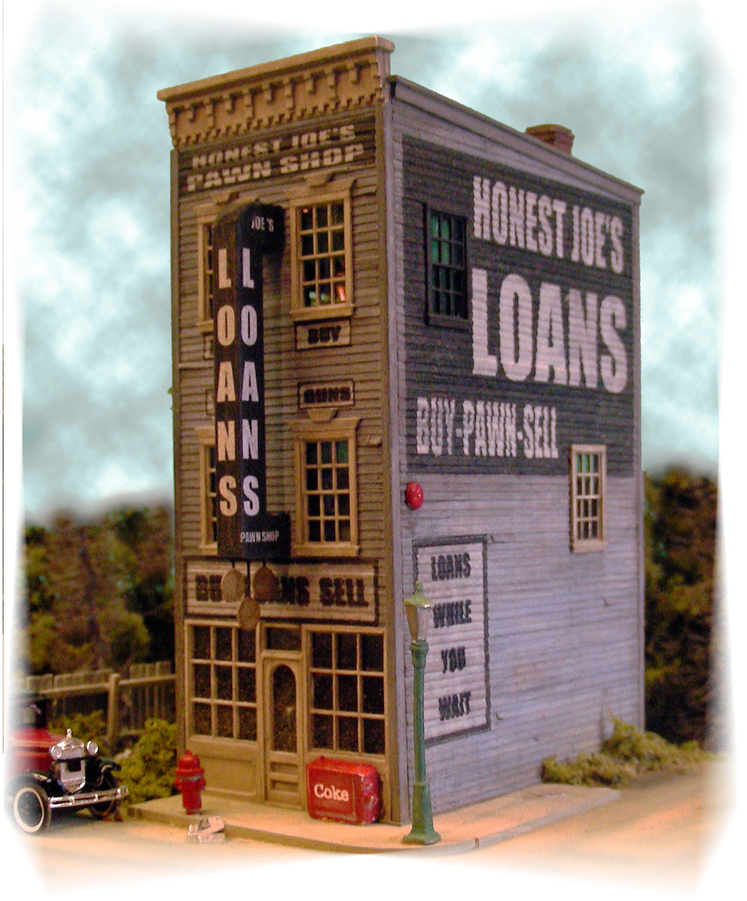 Bar Mills Scale Model Works 442 Honest Joe's Pawn & Loan Kit HO Scale