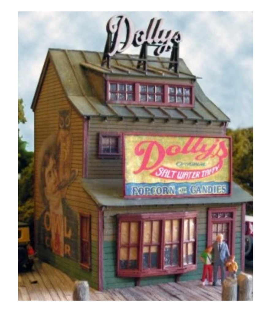 Bar Mills Scale Model Works 1240 HO Scale Dolly's Confectionery Co. - Craftsman Kit