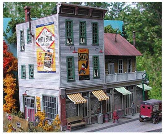 Bar Mills Scale Model Works 882 HO Scale The Gravely Building - Craftsman Kit