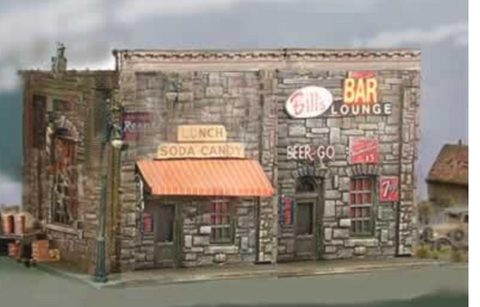 Rail Scale Models RSM P4028 HO Scale - Bill's Railroad Tap Structure Kit