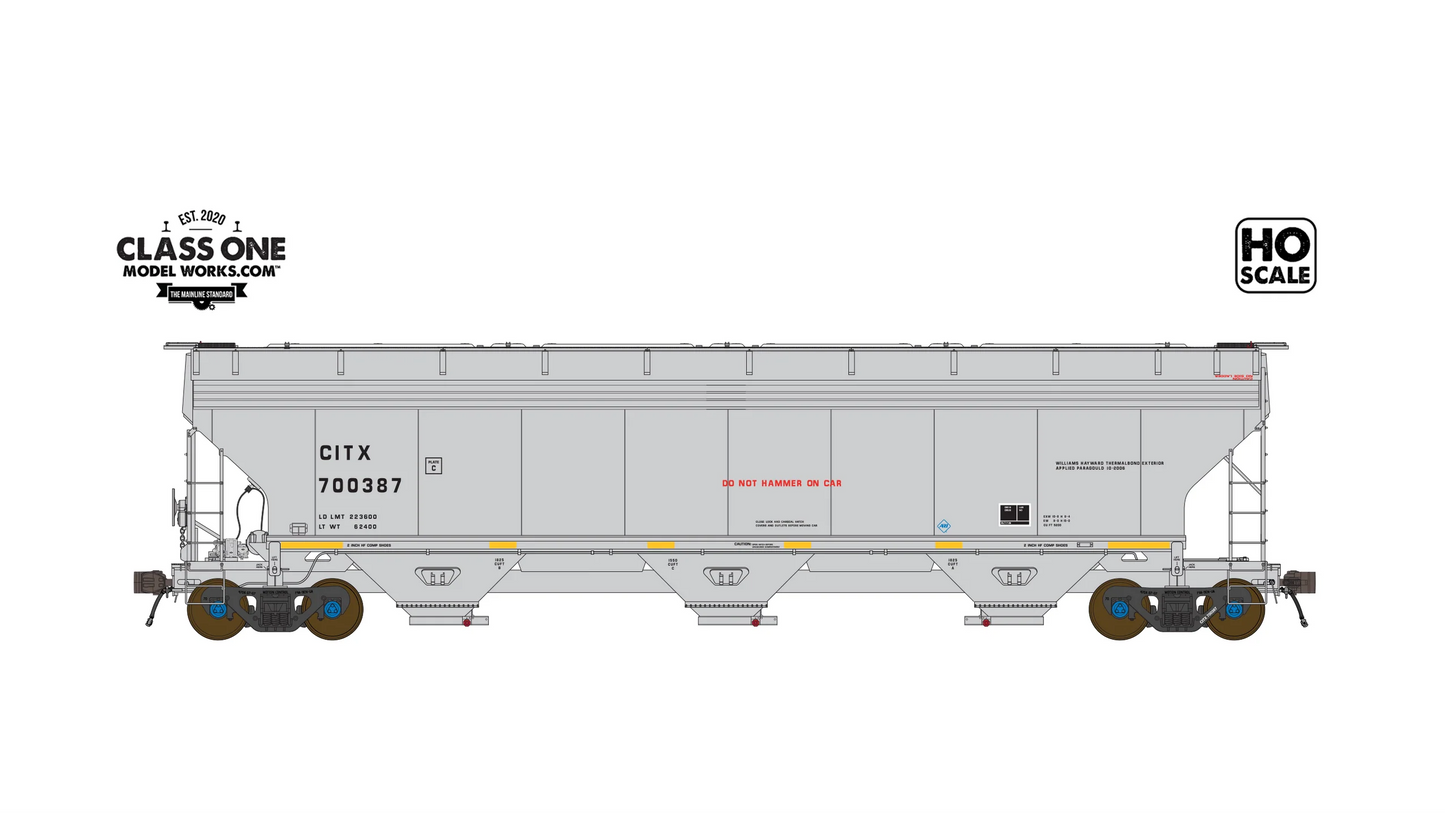 Class One Model Works ARI 5200 Hopper CIT Group #700229 HO Scale