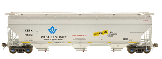 Class One Model Works ARI 5200 3-Bay Covered Hopper CIT Equipment CEFX#71533 HO Scale