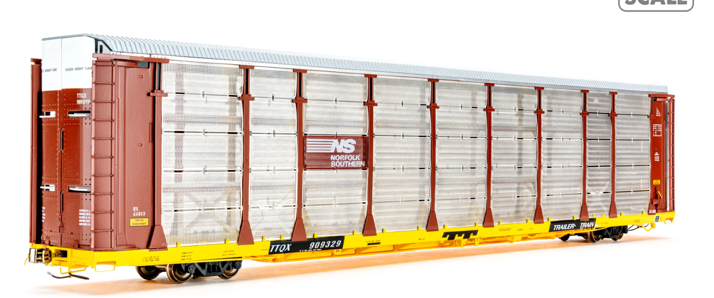 Class One Model Works FC00652 HO Scale Thrall 20-2 Autorack Norfolk Southern #901801