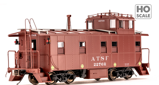 Class One Model Works - Peaked Roof Caboose Santa Fe #2276R HO Scale
