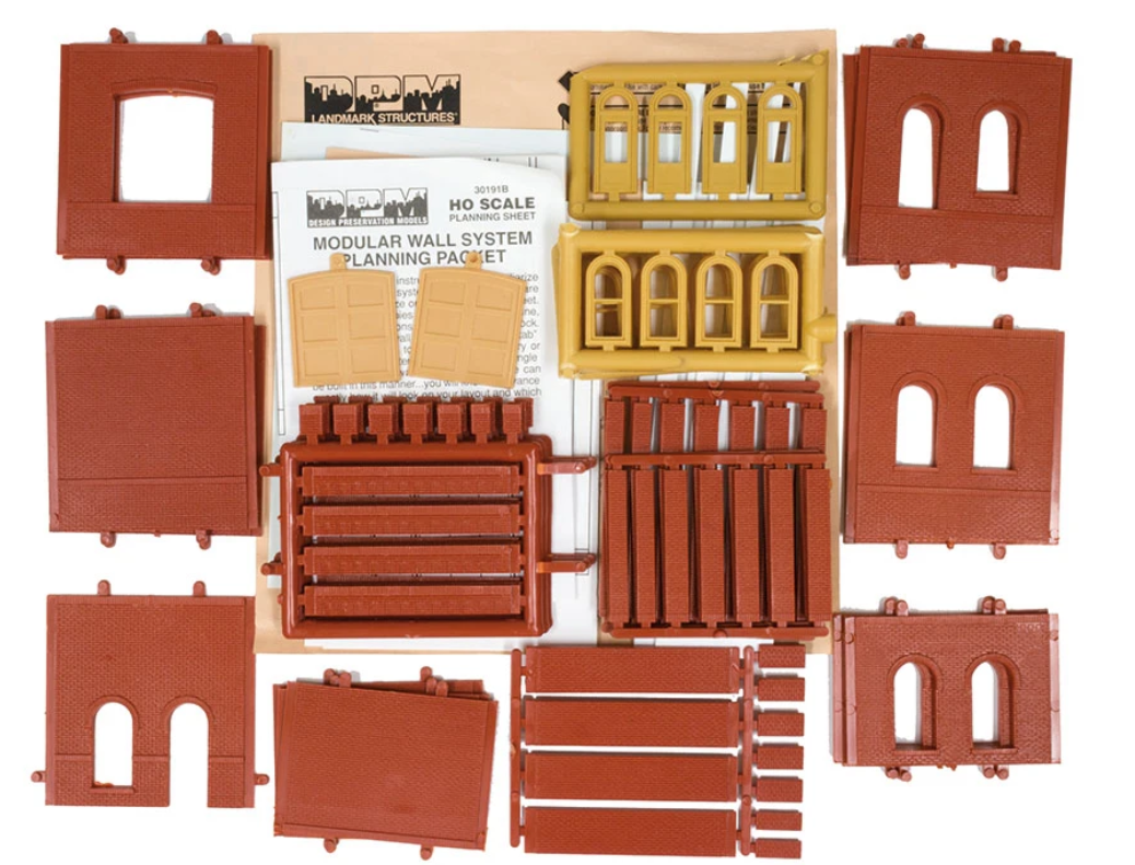 Design Preservation Models 35100 HO Scale - 3 in 1 Modular Industry Warehouse Structure Kit