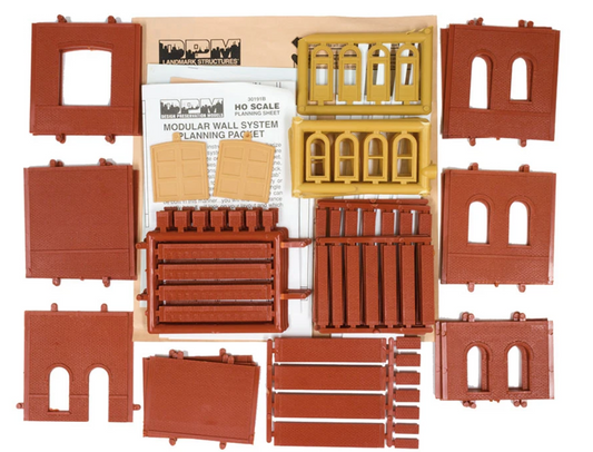 Design Preservation Models 35100 HO Scale - 3 in 1 Modular Industry Warehouse Structure Kit