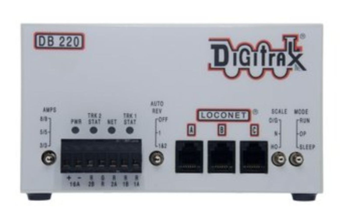 Digitrax DB220 Dual 3/5/8 Amp Auto Reversing DCC Booster