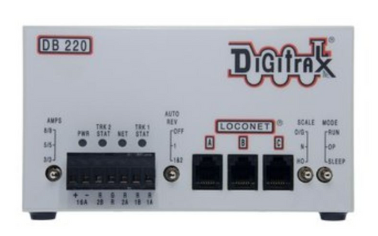 Digitrax DB220 Dual 3/5/8 Amp Auto Reversing DCC Booster